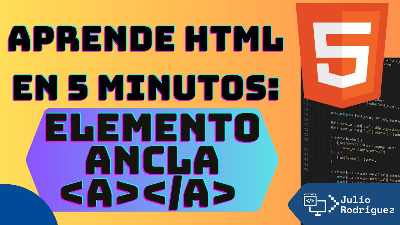 De Novato a Experto: Aprende a Usar Elementos Ancla y Atributos en HTML