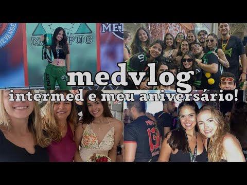 ROTINA DE UMA ESTUDANTE DE MEDICINA | MEU PRIMEIRO INTERMED E MEU ANIVERSÁRIO!  #MEDVLOG24
