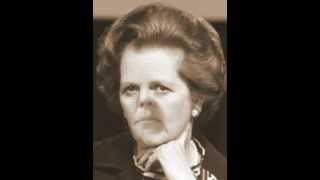 Margaret Thatcher Sings with Vigor