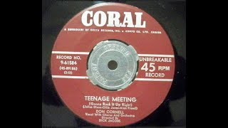 Don CORNELL - Teenage meeting - 1956 - Un titre Jive issu de la compilation "Jive Rockets"