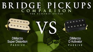 Video thumbnail for DiMarzio SUPER DISTORTION vs D ACTIVATOR - Passive Bridge Guitar Pickup Comparison Tone Demo by Mike Stamper
