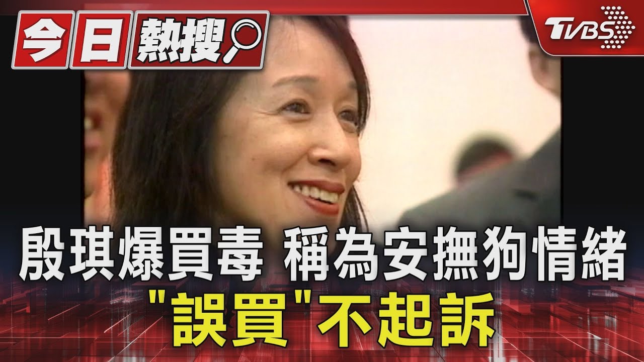 殷琪爆買毒　稱為安撫狗情緒「誤買」不起訴