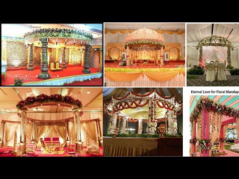 😍😍 beautiful canopy wedding mandap indian wedding canopy mandap design ideas by abihazone 💞