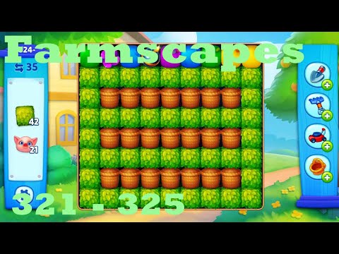 Farmscapes Level 321 - 325 HD Gameplay Walkthrough |  3 - match game | android | ios | pc | app