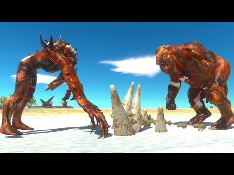 Hellhound Skin Tournament. Who wears it better? - Animal Revolt Battle Simulator