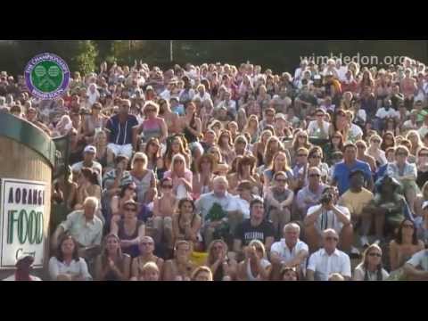 Murray Mania at Wimbledon during 2009 Championships