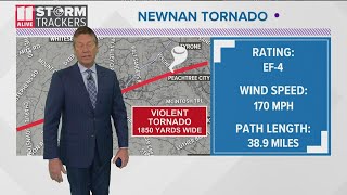 Recovery continues after EF-4 tornado caused damage in Newnan
