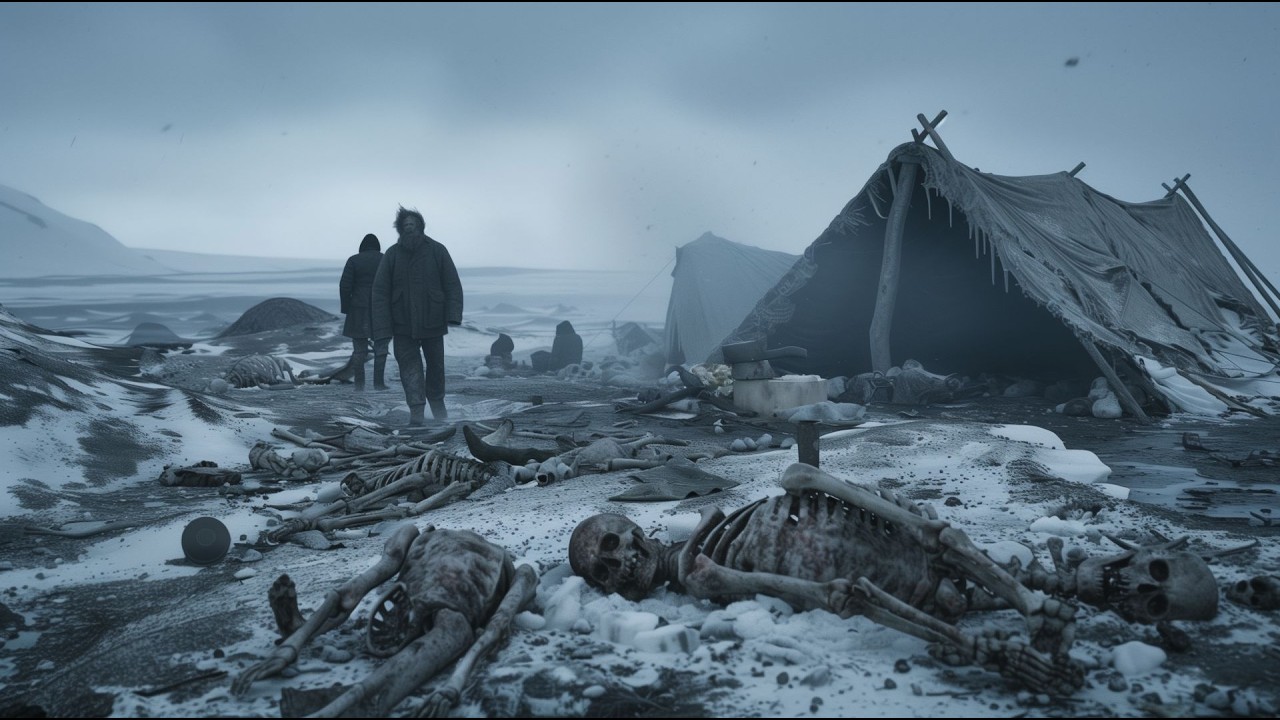 Navio de resgate descobre acampamento horripilante