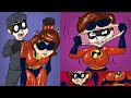 Female Skinsuit Elastigirl Animated Comic