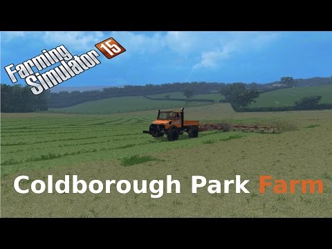 Farming Simulator 15 on Coldborough cultivating and Tedding and stuff