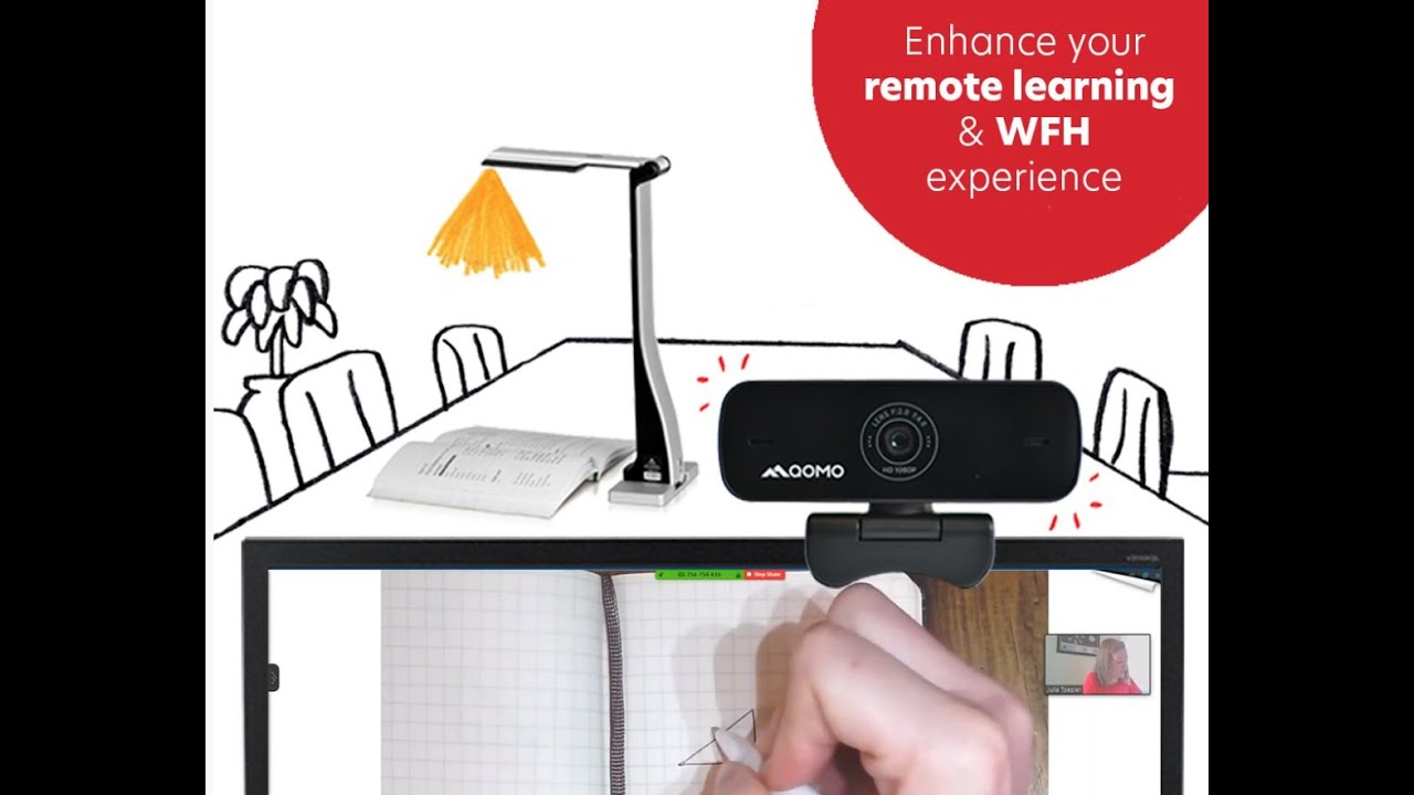 QOMO Webcam (QWC-004) Tutorial - Remote Learning