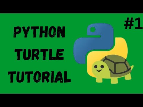 Python Turtle Graphics Tutorial #1 | For beginners
