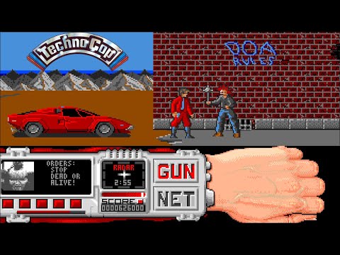 Technocop Longplay - Atari ST (Gremlin Graphics)