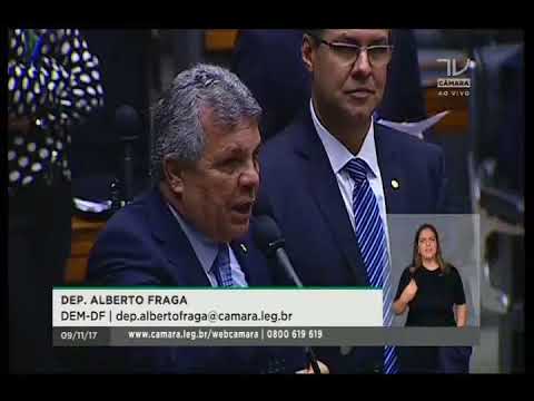 Dep. Alberto Fraga (DEM) rebate críticas e defende projetos na área de segurança pública