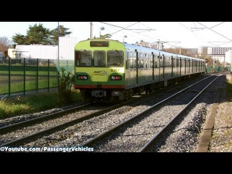 Dart Train 8307 - Booterstown, Northbound