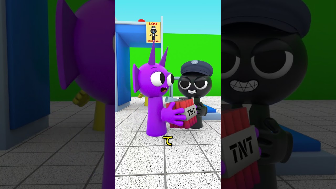 捕まえろ！ウェンダドールと協力してブラックを追い詰めろ！ #スプランキー #incrediboxsprunki