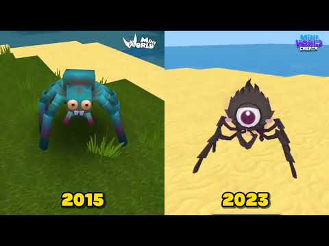 Mini World: Block Art VS Mini World Creata (Evolution of Mobs)