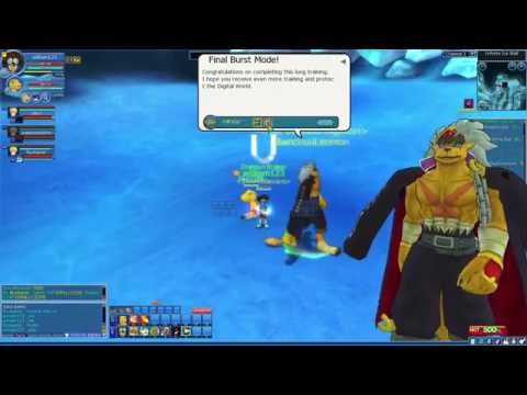 Obtaining shinegreymon burst mode