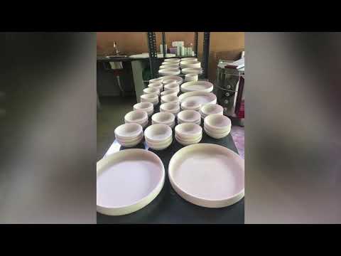 Process of making Ceramic Tableware for restaurants