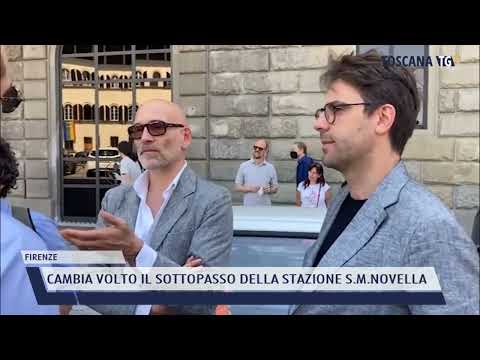 2022-05-19 FIRENZE - CAMBIA VOLTO IL SOTTOPASSO DELLA STAZIONE S.M.NOVELLA