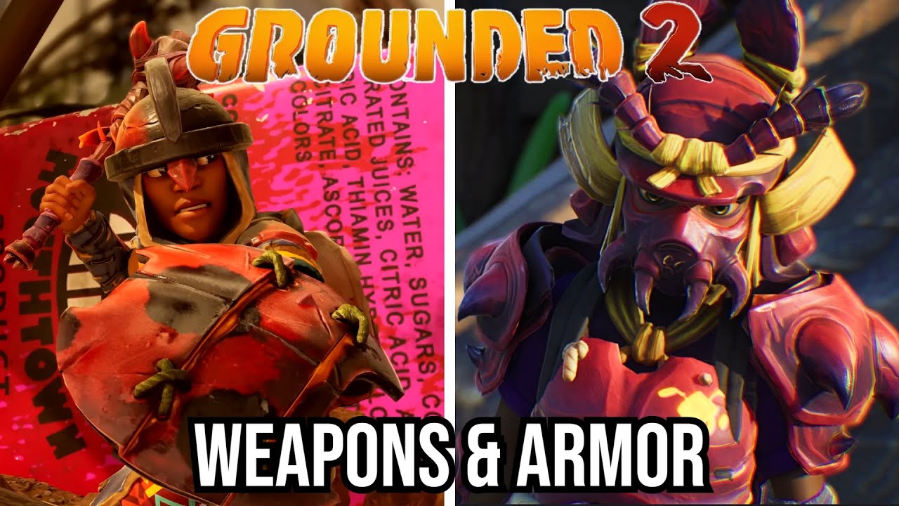 Grounded 2 ALL Weapons and Armor Revealed So Far!