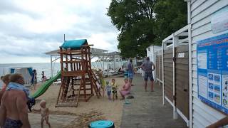 Крым. Городские пляжи. Набережная. Пляжи после шторма в Евпатории