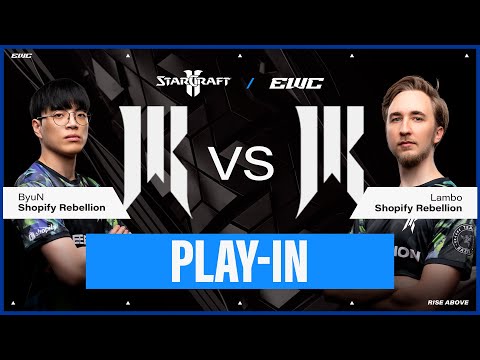 Lambo vs ByuN | StarCraft II at EWC 25 - Day 1 - Play-In