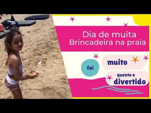 Praia dia das crianças, muito divertido 👨‍👩‍👧