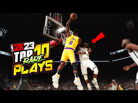 NBA 2K23 TOP 10 PLAYS #3 - RARE & UNUSUAL Double Lob Bodies, Ankle Breakers, Trick Shots & More