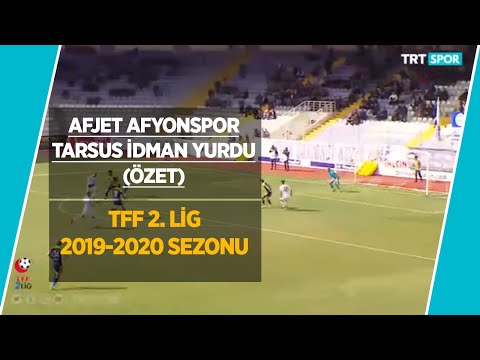 Afjet Afyonspor 2-3 Tarsus İdman Yurdu (ÖZET) - TFF 2. Lig 2019-2020 Sezonu (08.03.2020)