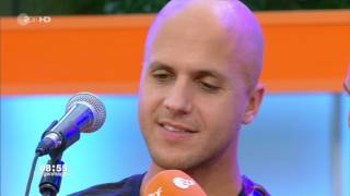 Milow - Howling At The Moon / Summer Days (ZDF-Morgenmagazin. mo:ma Café - 2017-07-19)