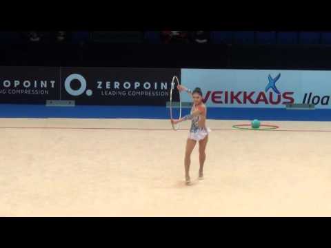 Jiahui Liu CHN hoop Espoo World Cup 2016