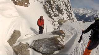 preview picture of video 'Steep skiing in Chamonix'