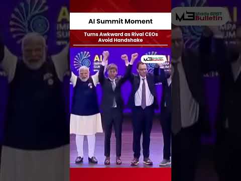 Tense Moment at Global AI Summit as Rival CEOs Skip Handshake