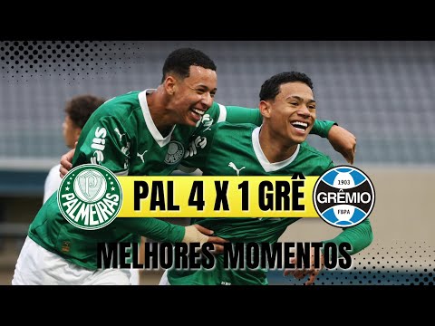 GREEN'S ROUT! Palmeiras 4 x 1 Grêmio - Highlights - Brazilian Under-17 Championship 2025