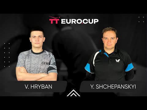 17:35 Vadym Hryban  - Yurii Shchepanskyi 12.02.2024 TT Euro.Cup Ukraine Star.TABLE 3