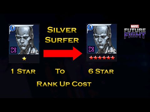 Silver Surfer Rank Up Cost And Other Cost Information For Beginners - F 2 P - Marvel Future Fight