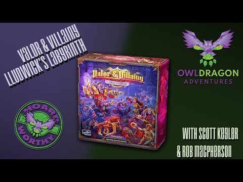 Stolen Pizza! A Valor & Villainy: Lludwick's Labyrinth review