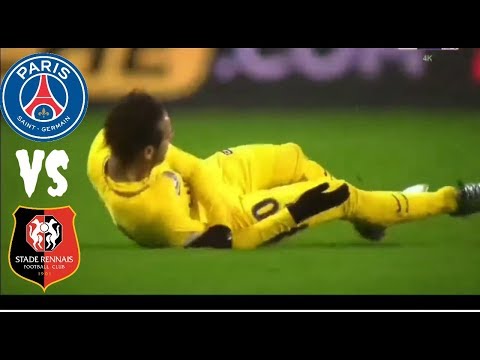 PSG 3-2 RENNES Match 1080p| 30/01/18