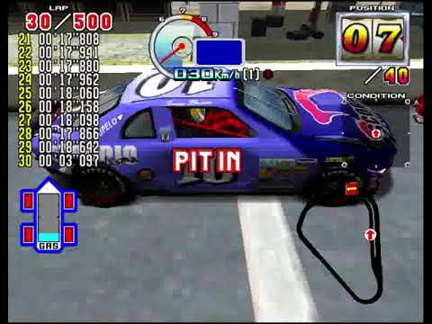 Daytona USA 2 Power Edition 500 Laps - Play Screen