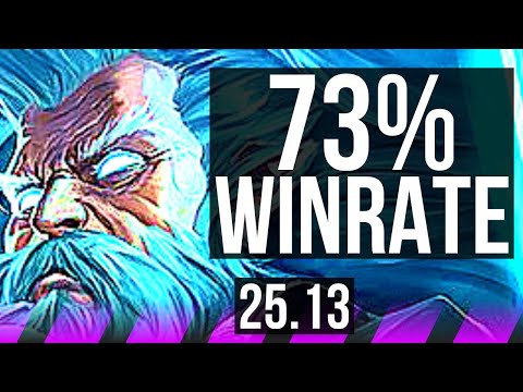 ZILEAN & Xayah vs LEONA & Corki (SUP) | 73% winrate, Comeback | KR Master | 25.13