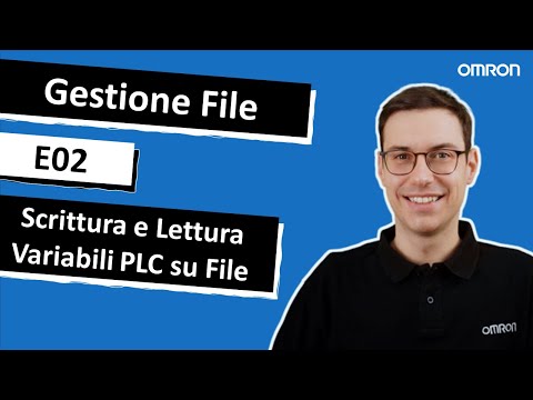 NJ/NX Gestione File  - E02 - Scrittura e Lettura Variabili PLC su File