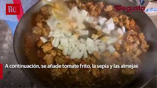 La receta: paella de carne y pescado para 30 personas