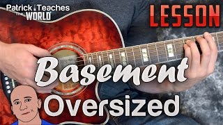 Basement-Oversized-Guitar Lesson-Tutorial-How to Play-Easy