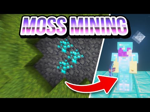 Moss Mining Method for Diamonds Tutorial in Minecraft 1.19