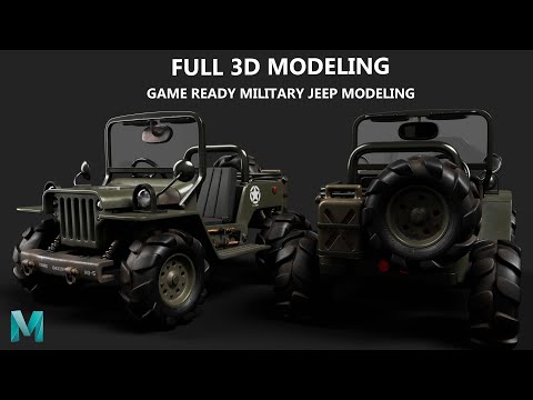 Army Jeep Texturing in Substance Painter