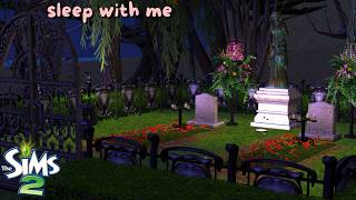 🪦 ⚰️ Sims 2 Graveyard Ambience | Owls, Night Sounds & Eerie ASMR for Sleep 🌙 | 5 Hours