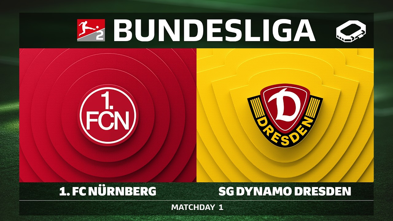 1. FC Nürnberg vs. SG Dynamo Dresden | Matchday 1 - Bundesliga 2 2026/27