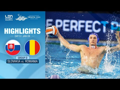 Slovakia vs. Romania Highlights | Group D | European Water Polo Championships 2024