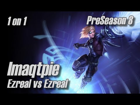 Imaqtpie vs Vincent 1on1 - Ezreal vs Ezreal - PreSeason 8